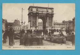 CPA 193 - Métier Marchands Ambulants Marché Place Et Porte D'Aix MARSEILLE 13 - Sin Clasificación