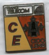 Pin's France Télécom CIDO Lens Mine Mineur - France Telecom