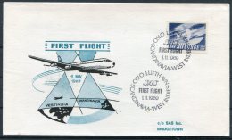 1969 Norway / Barbados SAS First Flight Cover. Oslo - Bridgetown - Covers & Documents