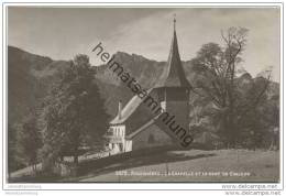 Rossinières - La Chapelle Et Le Dent De Corjeon 1912 - Rossinière