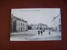 Carte Postale Ancienne De Carquefou: Place Devant L'Eglise - Carquefou