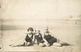 Themes Div -ref X787- Carte Photo - Baigneuses A Berck - Pas De Calais - - Berck