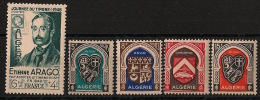 Algérie - Année Complète 1948 - N°Yv. 267 à 271 - Neuf Luxe ** / MNH / Postfrisch - Komplette Jahrgänge
