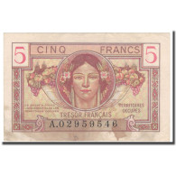 France, 5 Francs, 1947 French Treasury, 1947, TTB, Fayette:29.1, KM:M6a - 1947 Staatskasse Frankreich