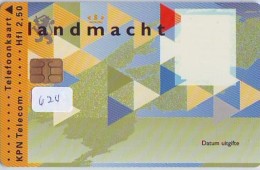 NEDERLAND CHIP TELEFOONKAART CRD 624 * LANDMACHT * Telecarte A PUCE PAYS-BAS ONGEBRUIKT MINT - Armada