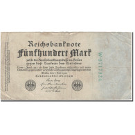 Billet, Allemagne, 500 Mark, 1922-07-07, KM:74b, TB - 500 Mark