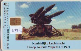 NEDERLAND CHIP TELEFOONKAART CRD 677.02 * KONINKLIJKE LUCHTMACHT * Telecarte A PUCE PAYS-BAS ONGEBRUIKT MINT - Armada