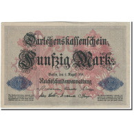 Billet, Allemagne, 50 Mark, 1914-08-05, KM:49b, SUP - 50 Mark