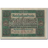 Billet, Allemagne, 10 Mark, 1920-02-06, KM:67a, TB+ - 10 Mark