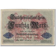 Billet, Allemagne, 50 Mark, 1914-08-05, KM:49b, TTB - 50 Mark