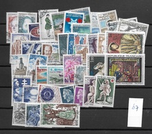 1967 USED  France Year Collection, Gestempeld - Used Stamps