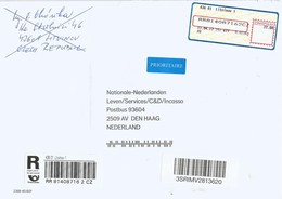 Czech 2017 Litvinov Meter Vývojářské Centrum České Pošty S.p. - OZ VAKUS EMA Registered Cover - Briefe U. Dokumente