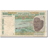 Billet, West African States, 500 Francs, 1992, KM:110Ab, B - West-Afrikaanse Staten