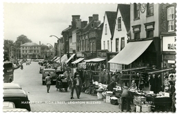 LEIGHTON BUZZARD : HIGH STREET - MARKET DAY - Altri & Non Classificati