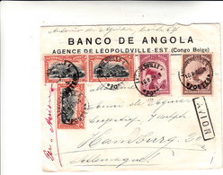 Léopoldville Congo Belga To Amburgo. Cover 1933 - Cartas & Documentos