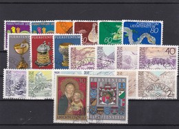 Liechtenstein, Kpl. Jahrgang 1973, Gest. (T 8200) - Annate Complete