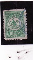 B - 1909 Turchia - Piccolo Tughra - Used Stamps