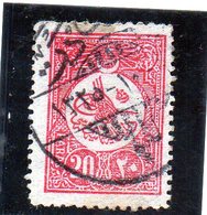 B - 1909 Turchia - Piccolo Tughra - Used Stamps