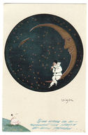 Illustrateur Carlo CHIOSTRI - PIERROT - LUNE - MOON - Chiostri, Carlo