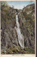 United Kingdom PPC Aber Falls North Wales TUCK's Postcard CHESHAM & AMERSHAM Bucks 1957 (2 Scans) - Caernarvonshire