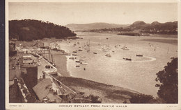 United Kingdom PPC Wales Conway Estuary From Castle Walls Raphael Tuck CONWAY Caernavonshire 1948 To LIVERPOOL (2 Scans) - Caernarvonshire