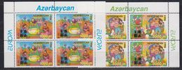 Europa Cept 1998 Azerbaijan Overprinted Ibra 2v Bl Of 4 ** Mnh (40468K) - 1998