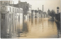 PARIS (XII) Carte Photo Crue De La Seine Inondations 1910 Quai De La Rapée - Paris Flood, 1910