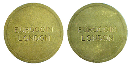 00117 GETTONE TOKEN JETON MACHINE EUROCOIN LONDON - Autres & Non Classés