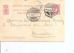 Luxembourg ( EP De 1906 De Luxembourg Gare Vers La Belgique - Voir A Encadré) - 1906 Wilhelm IV.