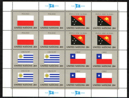 TEMATICA BANDIERE - POLAND - PAPUA NEW GUINEA - URUGUAY - CHILE - MNH - Francobolli