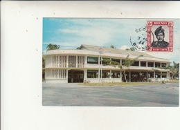 Brunei Protettorato Inglese 8 C. Su Post Card  1966 Inused - Brunei (...-1984)