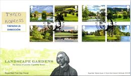 GROSSBRITANNIEN GRANDE BRETAGNE GB 2016 Landscape Gardens Set Of 8v. FDC SG 3869-76 MI 3927-34 YV 4339-46 - 2011-2020 Em. Décimales