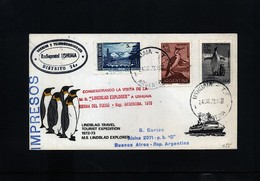 Argentina 1973 Interesting Polar - Ship Cover - Navires & Brise-glace