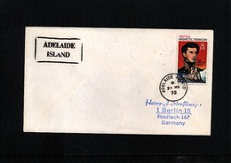British Antarctic Territory 1973 Adelaide Island Interesting Cover - Brieven En Documenten