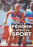 Athlétisme Féminin L'Atout Du Sport - Relais 4x100 Championnats Du Monde Juniors 2000 (Adrianna Lamalle?) - Atletismo