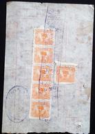 CHINA  CHINE CINA 1952 GUANGZHOU  DOCUMENT WITH REVENUE STAMP /FISCAL - Covers & Documents