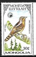 Mongolia 1987 - MNH - Eurasian Wryneck (Jynx Torquilla - Piciformes (pájaros Carpinteros)