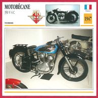 Motobécane 350 V 4 C, Moto De Tourisme, France, 1947, Un Projet Exceptionnel - Sport