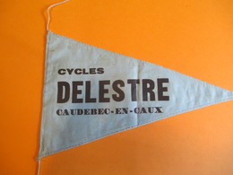 Sport/Cyclisme/ Fanion Ancien Publicitaire/Cycles DELESTRE / Caudebec En Caux/ 1950-1960      DFA21 - Wielrennen