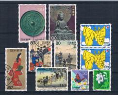 Japan Kleines Lot 10 Werte Gestempelt - Collections, Lots & Series