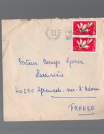 Andorre Lettre De 1974 Avec 2 Timbres à 0.30  (PPP9156) - Máquinas Franqueo (EMA)