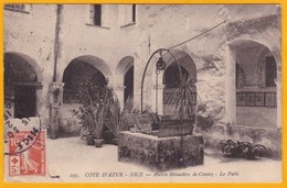 1915 -  N° 147 Surchargé Seul Sur CP De Nice Vers Lausanne, Suisse - Vue : Le Puits Du Monastère De Cimiez - Croix Rouge