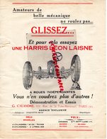 75- PARIS- PUBLICITE G. CALANDRE 102 RUE FOLIE MERICOURT- HARRIS LEON LAISNE AUTO AUTOMOBILE VOITURE GARAGE 1937 - Auto's