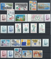 Monaco Lot 25 Timbres Neuf** (MNH) 1985/97 - Collections, Lots & Séries