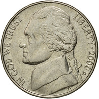 Monnaie, États-Unis, Jefferson Nickel, 5 Cents, 2000, U.S. Mint, Denver, SUP - 1938-…: Jefferson