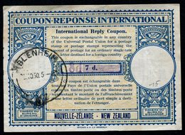 NOUVELLE-ZÉLANDE  International Reply Coupon / Coupon Réponse International - Postal Stationery