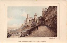 11-CARCASSONNE- CITE DE CARCASSONNE- PORTE D'AUDE REMPART - Carcassonne