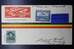 Belgium:  Airmail Cover Oostende -> Marseille , OBP PA 1 First Flight Special Sabena Cover - Andere & Zonder Classificatie