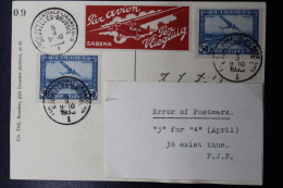 Belgium Commercial Fair Brussels 1935 Cancel On First Day,mistake Monthplug 3 Instead Of 4 , 38 Items Known RR - Other & Unclassified