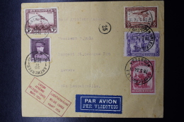 Belgium Airmail Cover First Flight Antwerp -> Leopoldville Piloted By Hansez 3-1934 Mixed Stamps - Altri & Non Classificati